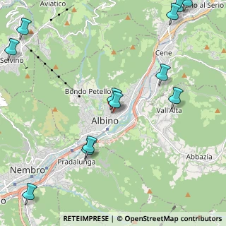 Mappa Via Loverini, 24021 Albino BG, Italia (2.91583)