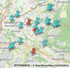 Mappa Via Don G. Allamano, 23884 Castello di Brianza LC, Italia (1.94263)