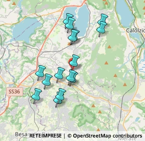 Mappa Via Don G. Allamano, 23884 Castello di Brianza LC, Italia (3.35333)