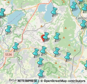 Mappa Via Don G. Allamano, 23884 Castello di Brianza LC, Italia (6.0305)