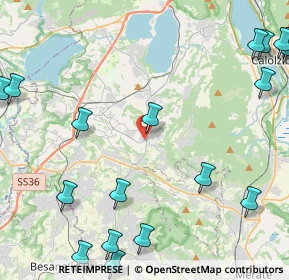 Mappa Via Don G. Allamano, 23884 Castello di Brianza LC, Italia (6.635)