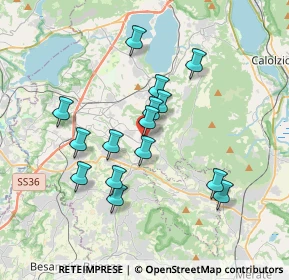 Mappa Via Don G. Allamano, 23884 Castello di Brianza LC, Italia (3.158)