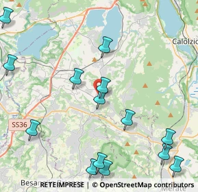 Mappa Via Don G. Allamano, 23884 Castello di Brianza LC, Italia (5.99588)