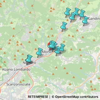 Mappa Via Giotto, 24021 Albino BG, Italia (3.77857)