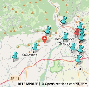 Mappa Via Scomazzoni, 36063 Marostica VI, Italia (5.05308)