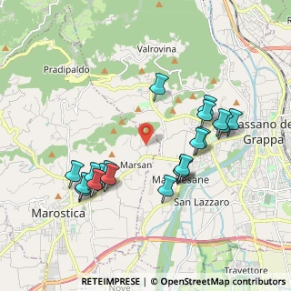 Mappa Via Scomazzoni, 36063 Marostica VI, Italia (1.916)