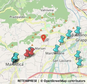 Mappa Via Scomazzoni, 36063 Marostica VI, Italia (2.62133)