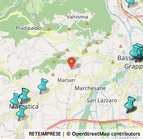 Mappa Via Scomazzoni, 36063 Marostica VI, Italia (3.57)