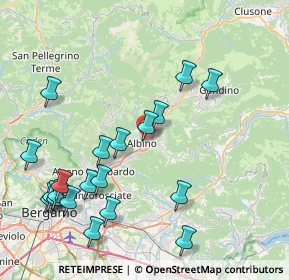 Mappa Via Leonardo da Vinci, 24021 Albino BG, Italia (9.306)