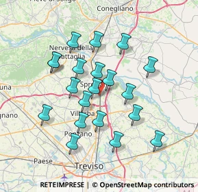 Mappa Via Ferraressa, 31027 Spresiano TV, Italia (6.455)