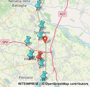 Mappa Via Ferraressa, 31027 Spresiano TV, Italia (6.03)
