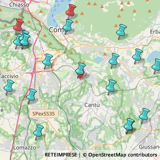 Mappa Via Canturina Vecchia, 22070 Senna Comasco CO, Italia (6.2545)