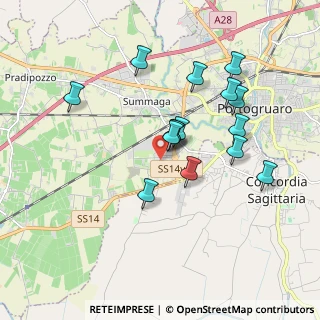 Mappa Via Ettore Majorana, 30026 Portogruaro VE, Italia (1.64933)
