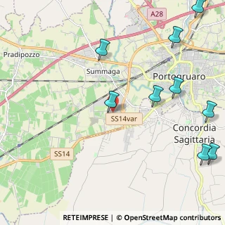Mappa Via Ettore Majorana, 30026 Portogruaro VE, Italia (3.17091)