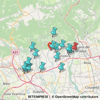 Mappa Via Presa, 36063 Marostica VI, Italia (6.8325)