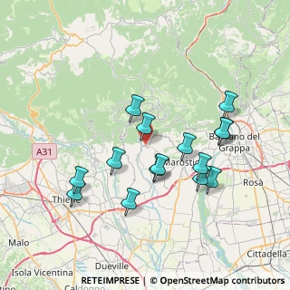 Mappa Via Presa, 36063 Marostica VI, Italia (7.03533)
