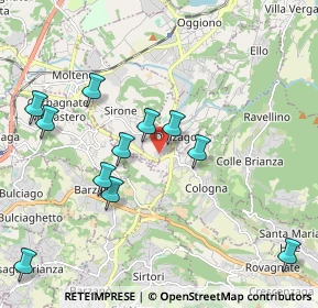 Mappa Via Marconi, 23843 Dolzago LC, Italia (2.35167)