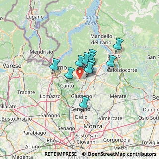 Mappa Via S. Giuseppe, 22040 Anzano del Parco CO, Italia (8.0325)