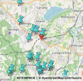 Mappa V. Villa San Giuseppe, 22040 Anzano del Parco CO, Italia (2.7275)