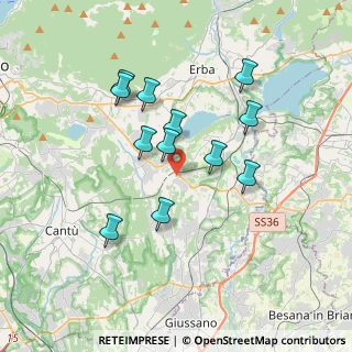 Mappa Via S. Giuseppe, 22040 Anzano del Parco CO, Italia (3.205)