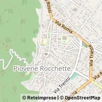 Mapa Piovene Rocchette