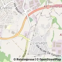 Mapa Luisago