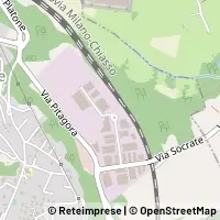 Mapa Casnate con Bernate