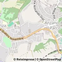 Kaart Anzano del Parco