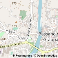 Kaart Bassano del Grappa