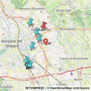 Mappa Via Monte Asolone, 36060 Romano D'ezzelino VI, Italia (2.18)