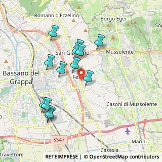 Mappa Via Monte Asolone, 36060 Romano D'ezzelino VI, Italia (1.77077)