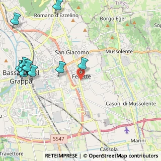 Mappa Via Monte Asolone, 36060 Romano D'ezzelino VI, Italia (2.87)