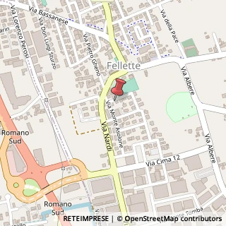 Mappa Via Monte Cimone, 2, 36060 Romano d'Ezzelino, Vicenza (Veneto)