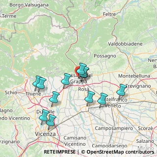 Mappa Piazzetta delle Poste, 36061 Bassano del Grappa VI, Italia (13.9725)