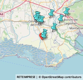 Mappa Via Eugenio Curiel, 33051 Aquileia UD, Italia (6.32364)