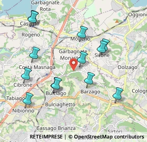 Mappa Via Milano, 23846 Garbagnate Monastero LC, Italia (2.06231)