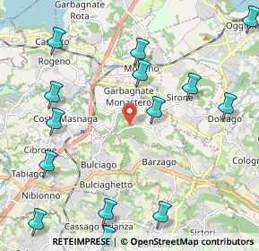 Mappa Via Milano, 23846 Garbagnate Monastero LC, Italia (2.72)