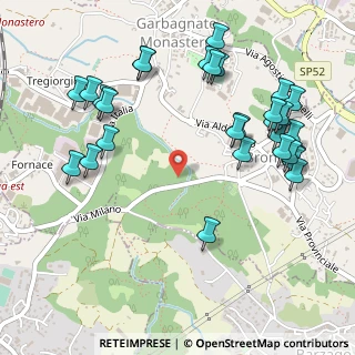 Mappa Via Milano, 23846 Garbagnate Monastero LC, Italia (0.6069)