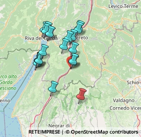 Mappa Via Cerè, 38061 Ala TN, Italia (12.502)