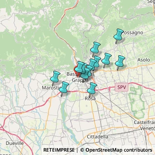 Mappa Via Pasubio, 36061 Bassano del Grappa VI, Italia (4.53923)