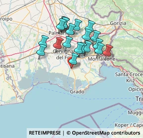Mappa Via Enrico Fermi, 33051 Aquileia UD, Italia (11.9645)