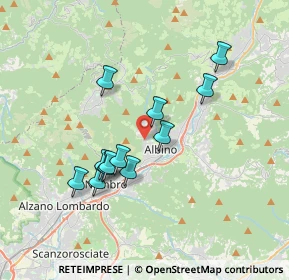 Mappa Via Gorizia, 24021 Albino BG, Italia (3.12917)