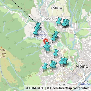 Mappa Via Gorizia, 24021 Albino BG, Italia (0.452)