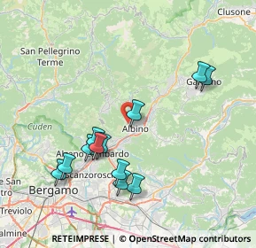Mappa Via Gorizia, 24021 Albino BG, Italia (7.67417)