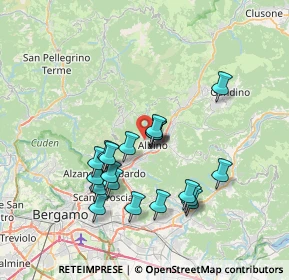 Mappa Via Gorizia, 24021 Albino BG, Italia (6.504)