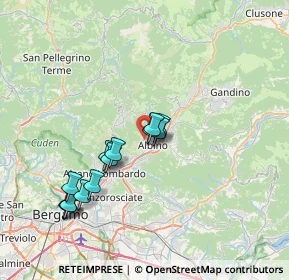 Mappa Via Gorizia, 24021 Albino BG, Italia (6.62846)