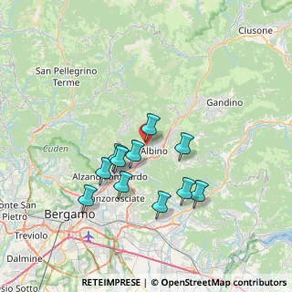 Mappa Via Gorizia, 24021 Albino BG, Italia (6.30364)