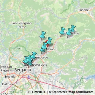 Mappa Via Gorizia, 24021 Albino BG, Italia (6.7)