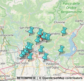 Mappa Via Gorizia, 24021 Albino BG, Italia (12.196)