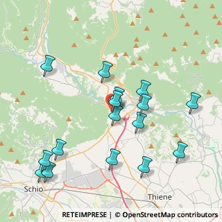 Mappa Vicolo Vignola, 36013 Piovene Rocchette VI, Italia (4.24125)